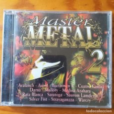CDs de Música: MASTER METAL 2 CD: AVALANCH, RATA BLANCA, SARATOGA, WARCRY, STRAVAGANZZA, MEDINA AZAHARA, CUATRO GAT