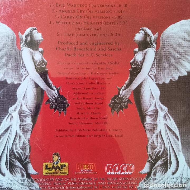 CDs de m&uacute;sica: ANGRA, EVIL WARNING. CD - Foto 2