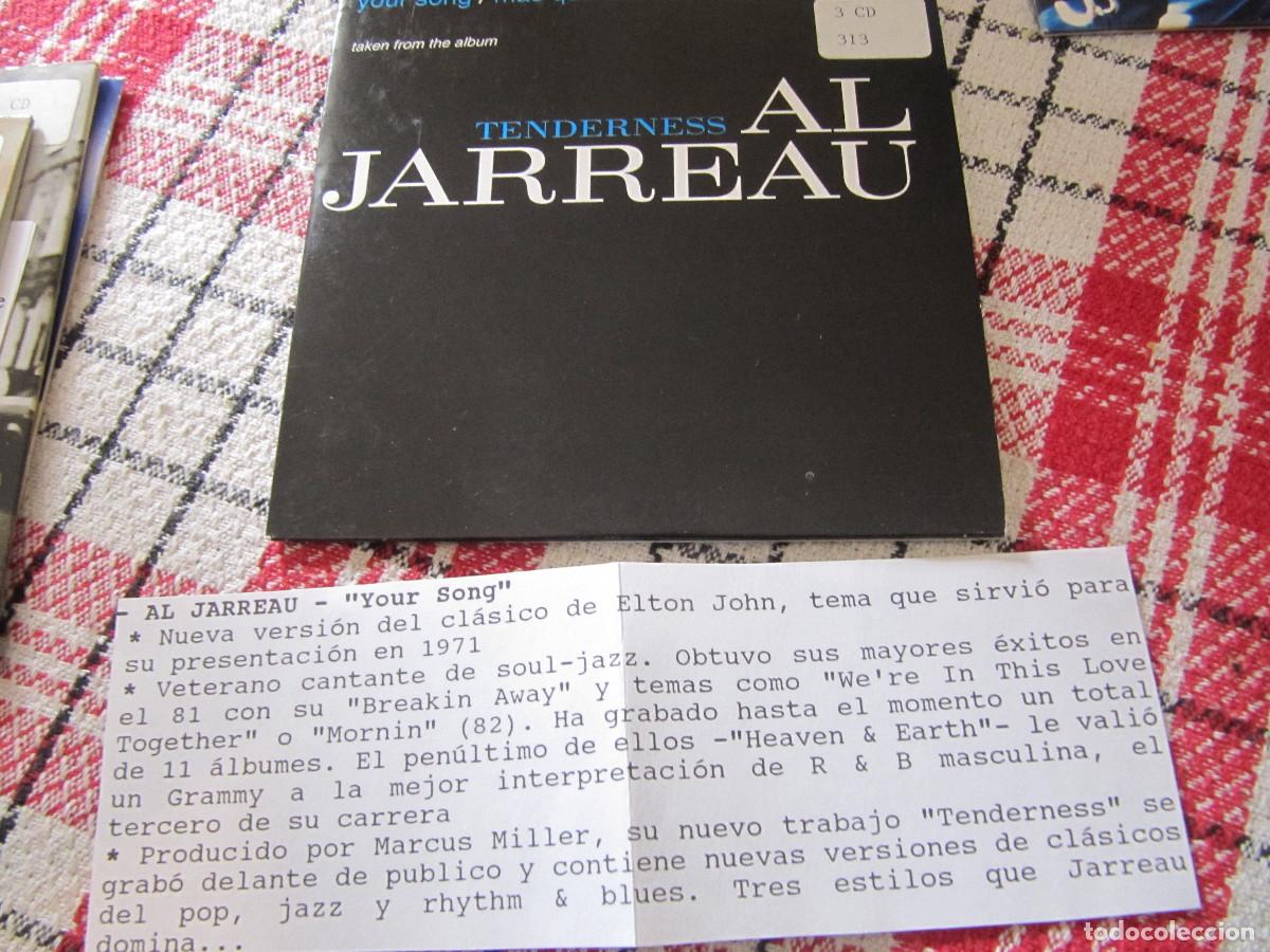 CDs de m&uacute;sica: AL JARREAU - TENDERNESS CD SINGLE CADENA 100 - Foto 1