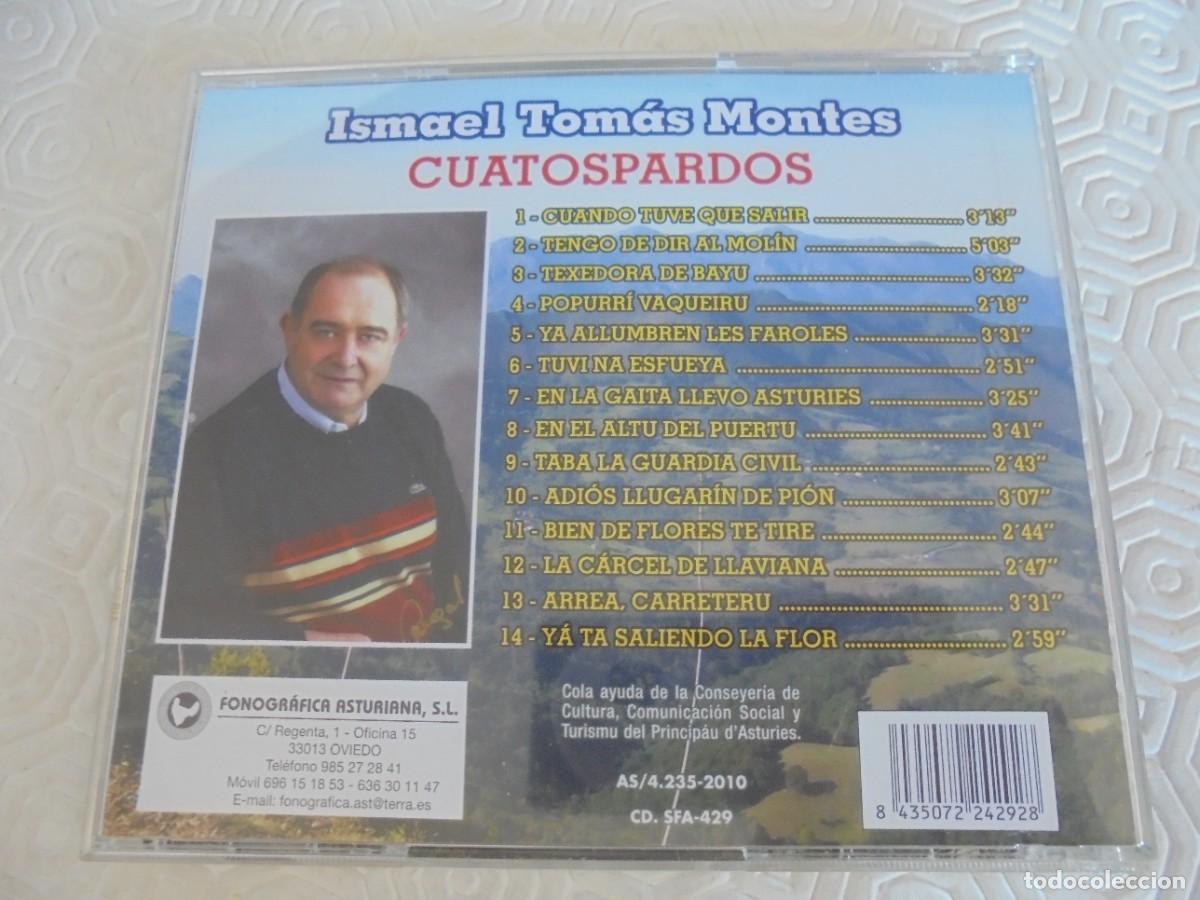 CDs de m&uacute;sica: ISMAEL TOMAS MONTES. CUATOSPARDOS. COMPACTO. - Foto 2