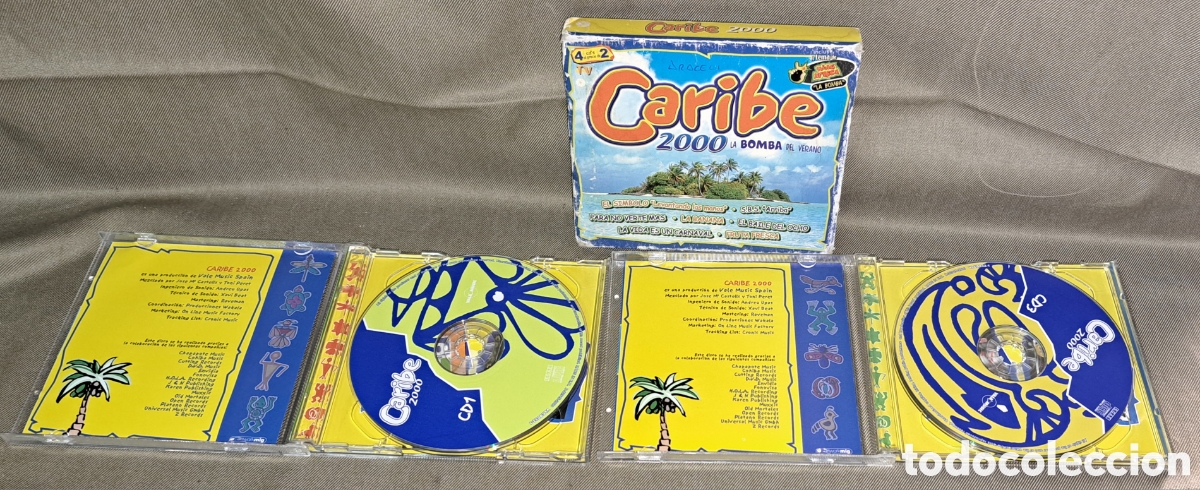 CDs de m&uacute;sica: CARIBE 2000 PACK DE 4 CDS - Foto 5