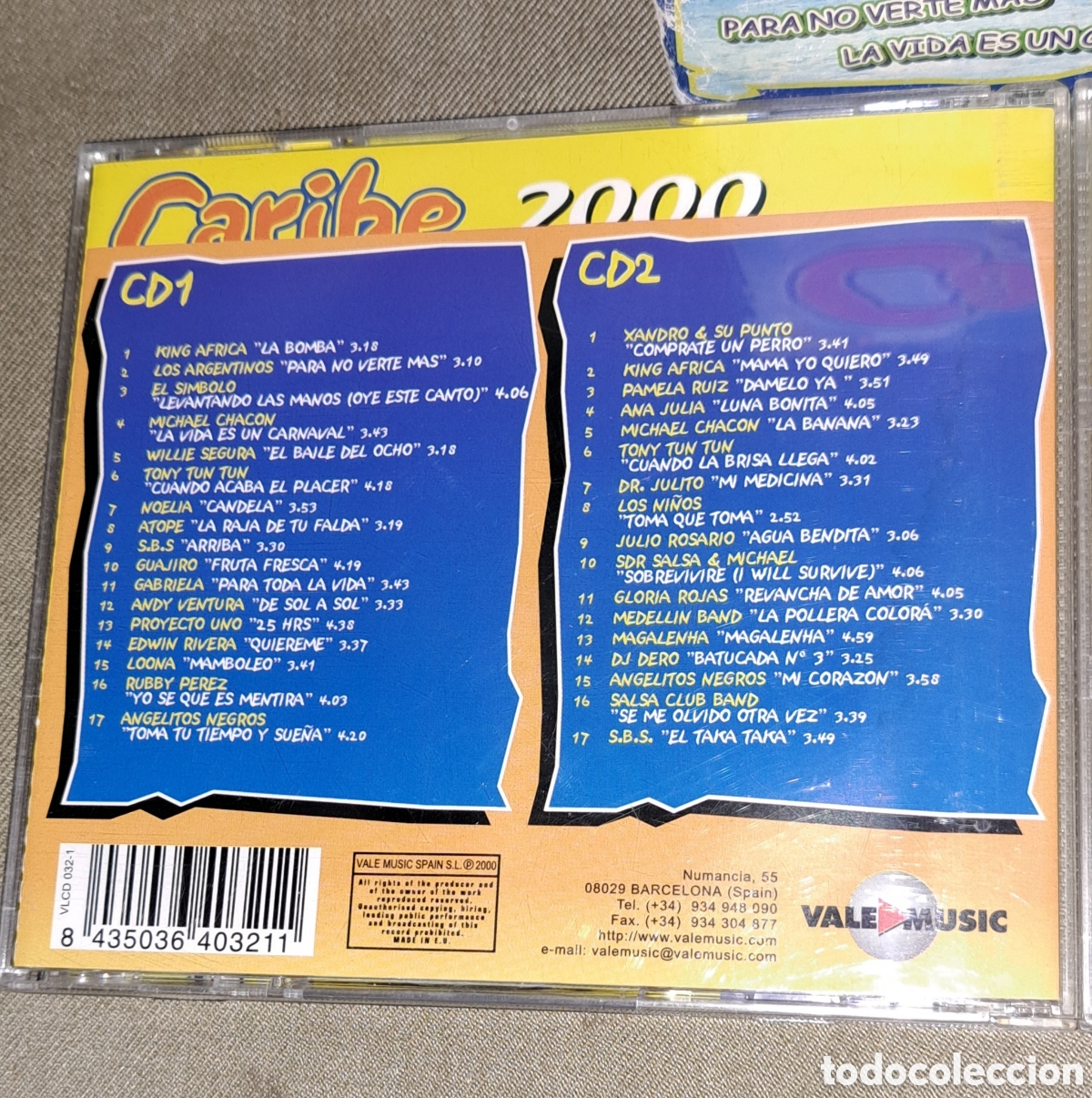 CDs de m&uacute;sica: CARIBE 2000 PACK DE 4 CDS - Foto 6