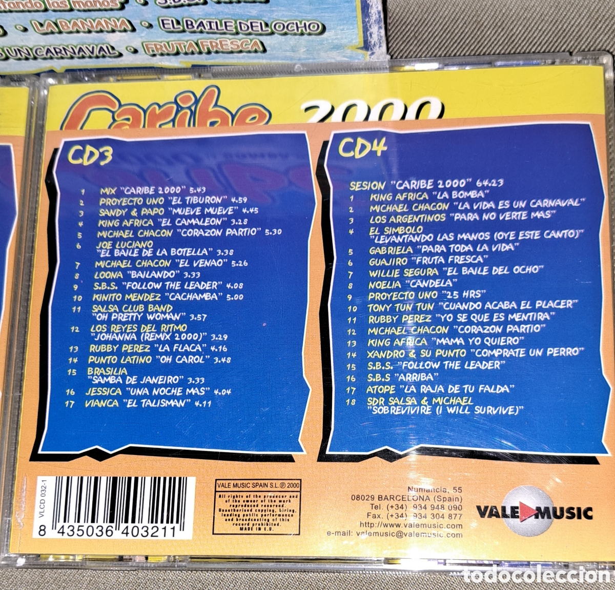 CDs de m&uacute;sica: CARIBE 2000 PACK DE 4 CDS - Foto 7