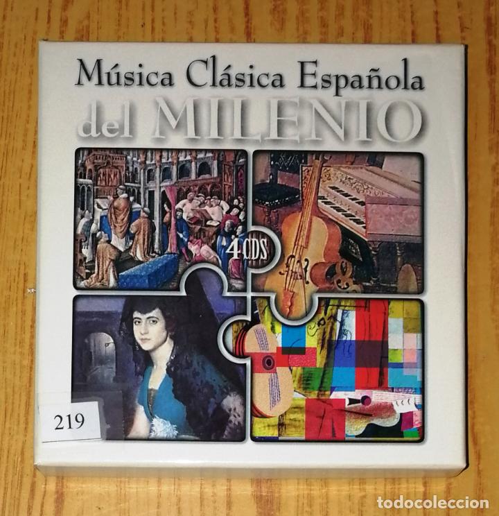 Musik-CDs: 4 CD. M&Uacute;SICA CL&Aacute;SICA ESPA&Ntilde;OLA DEL MILENIO. - EMI Odeon, 1999