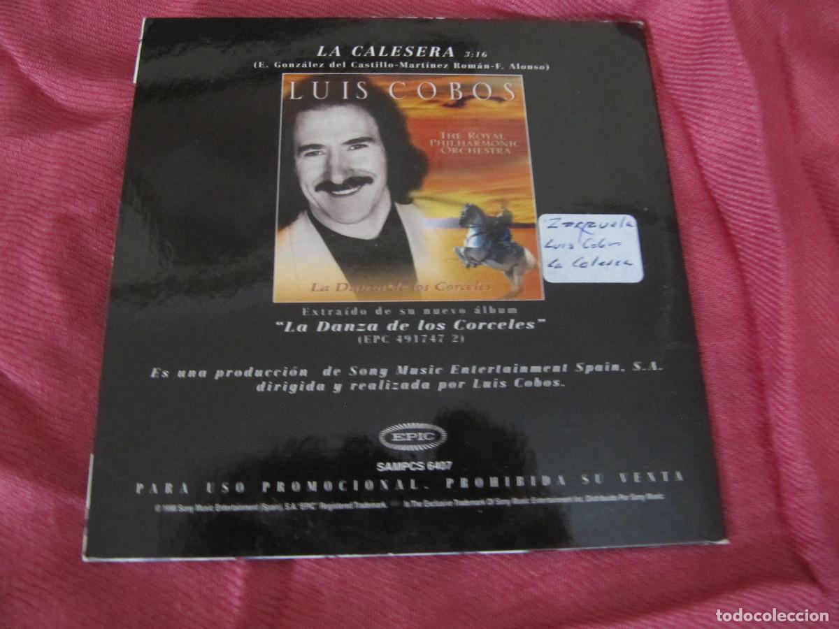 CDs de m&uacute;sica: LUIS COBOS- LA CALESERA cd single - Foto 2