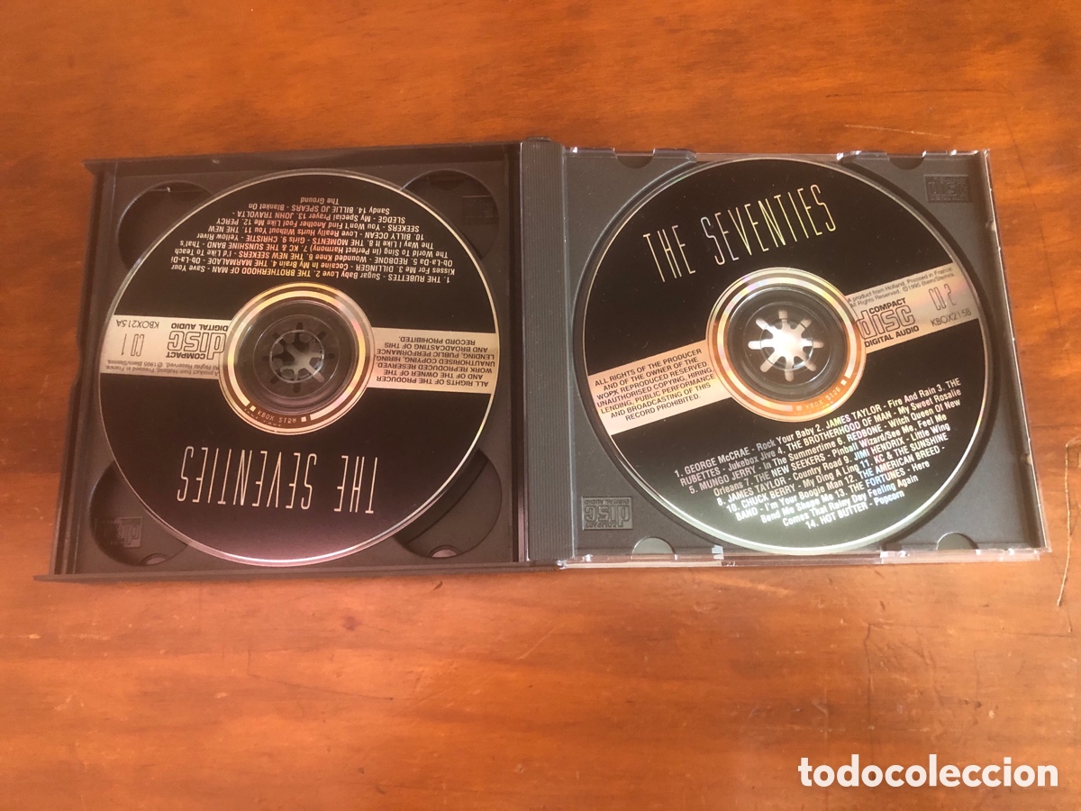 CDs de m&uacute;sica: The seventies doble 2 cd - Foto 2
