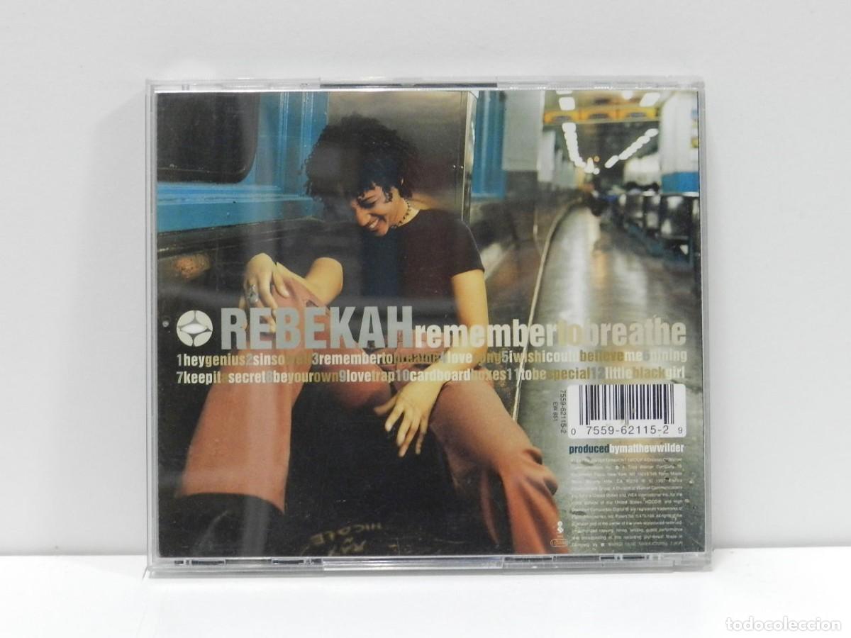 CDs de m&uacute;sica: DISCO CD. Rebekah &ndash; Remember To Breathe. COMPACT DISC. - Foto 2