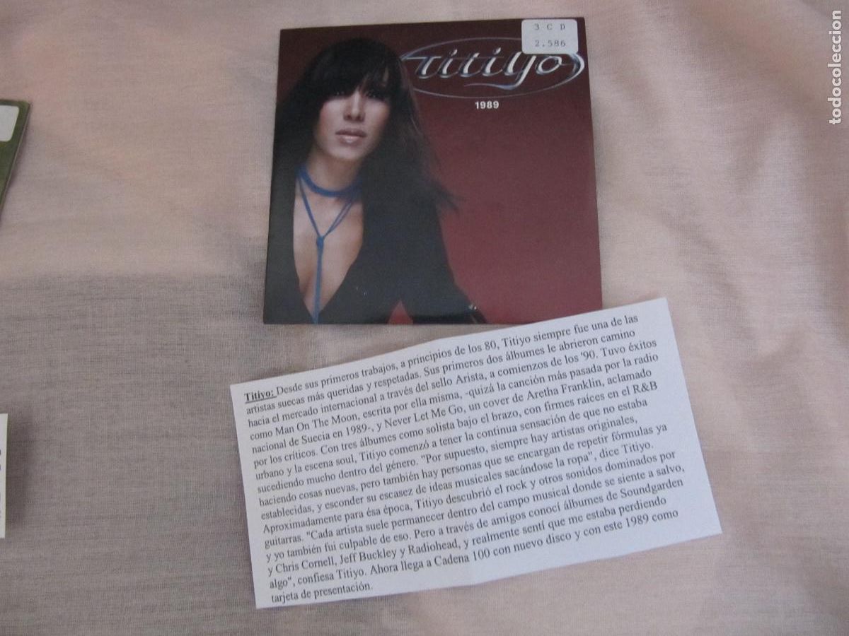 CDs de m&uacute;sica: TITIYO - 1989 - CD SINGLE CADENA 100 - Foto 1