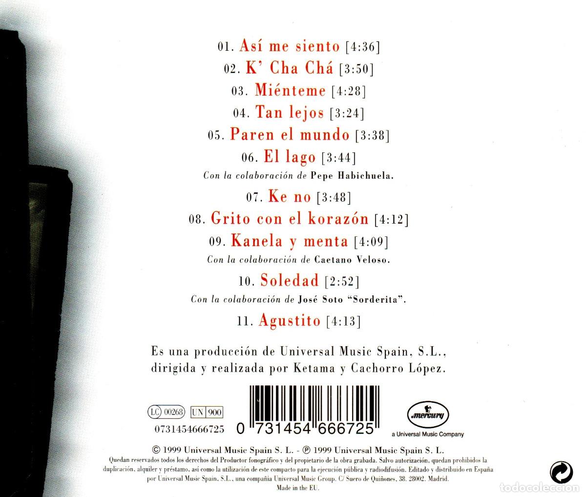CDs de m&uacute;sica: �R7542 - KETAMA. TOMA. CD. - Foto 2