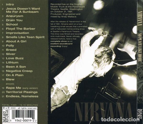 CDs de m&uacute;sica: Nirvana &ndash; No Place Like Home - Foto 4