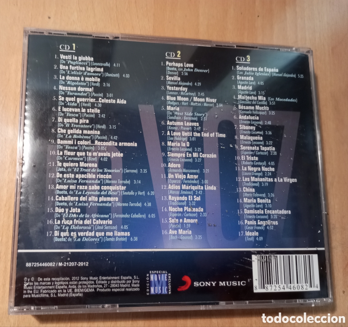 CDs de m&uacute;sica: Pl&aacute;cido Domingo la voz 3 cd - Foto 2