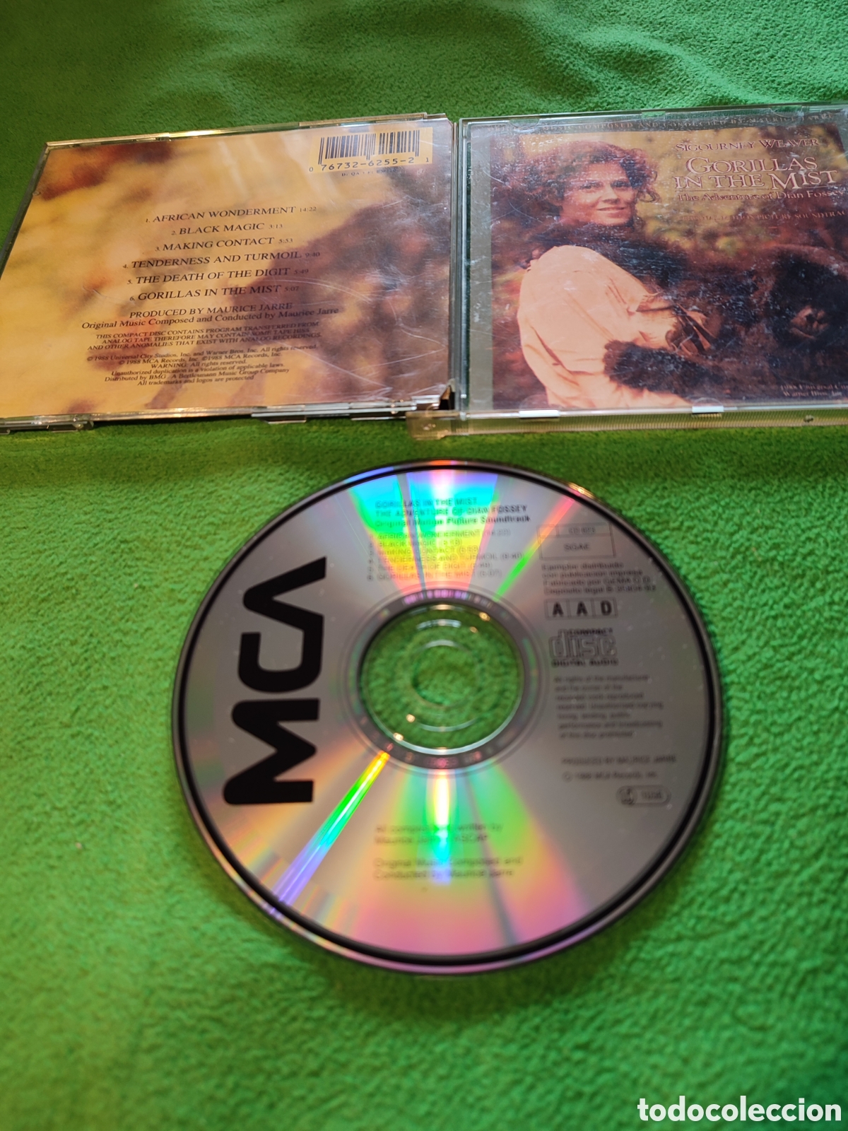 CDs de m&uacute;sica: Maurice Jarre - Gorilas en la niebla - Foto 2
