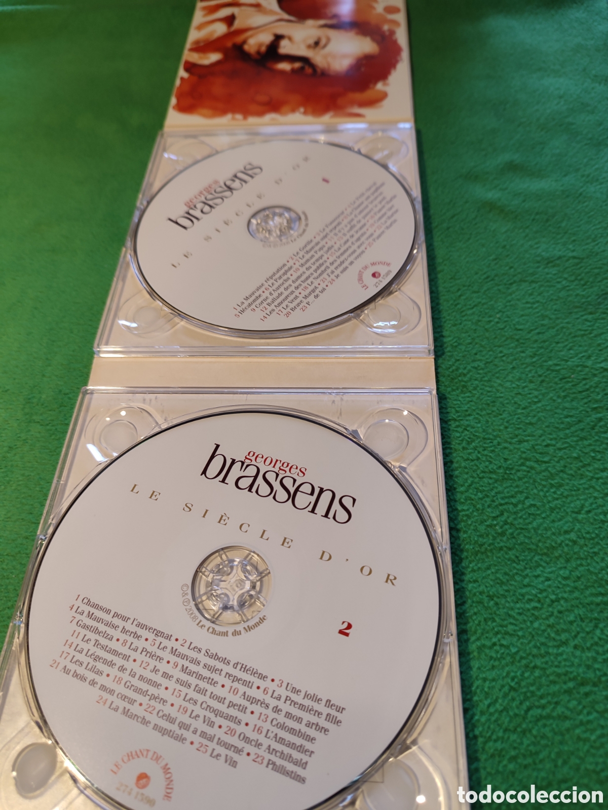 CDs de m&uacute;sica: Georges Brassens - Le gorille 2 CDs - Foto 2