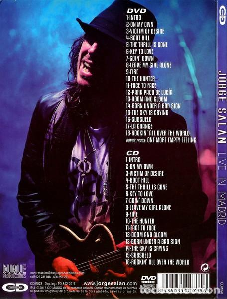CDs de m&uacute;sica: Jorge Salan &ndash; Live In Madrid - Foto 2