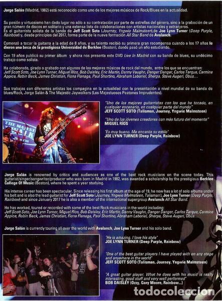 CDs de m&uacute;sica: Jorge Salan &ndash; Live In Madrid - Foto 3