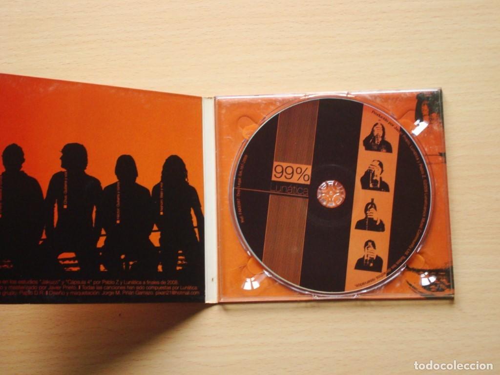 CDs de m&uacute;sica: Lun&aacute;tica - 99 % (raro) Digipack 8 temas (2008) - Foto 2