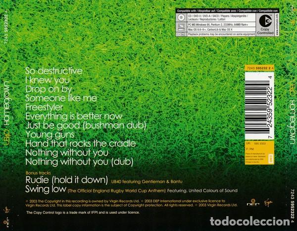 CDs de m&uacute;sica: UB40 &ndash; Homegrown - Foto 2