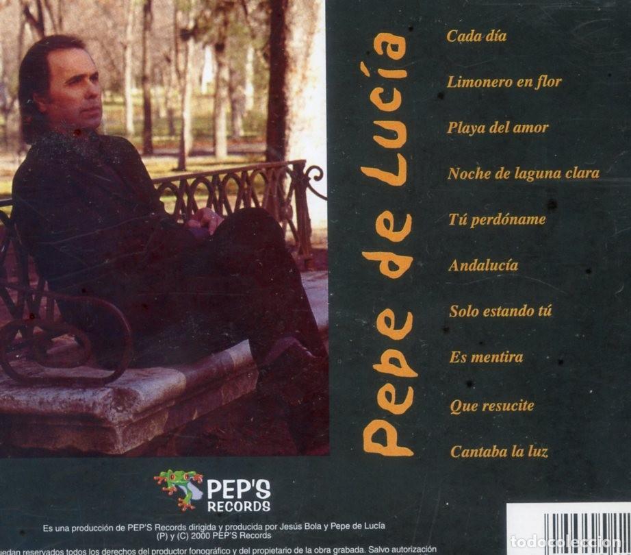 CDs de m&uacute;sica: PEPE DE LUCIA. Cada d&iacute;a. - Foto 2
