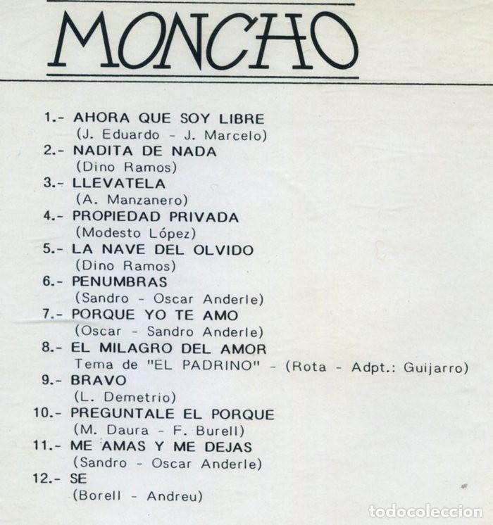 CDs de m&uacute;sica: MONCHO. El gitano del bolero. - Foto 2