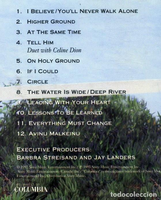 CDs de m&uacute;sica: BARBRA STREISAND. Higher Ground. - Foto 2