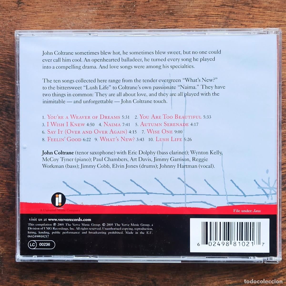 CDs de m&uacute;sica: CD John Coltrane &ndash; More Coltrane For Lovers - Foto 2