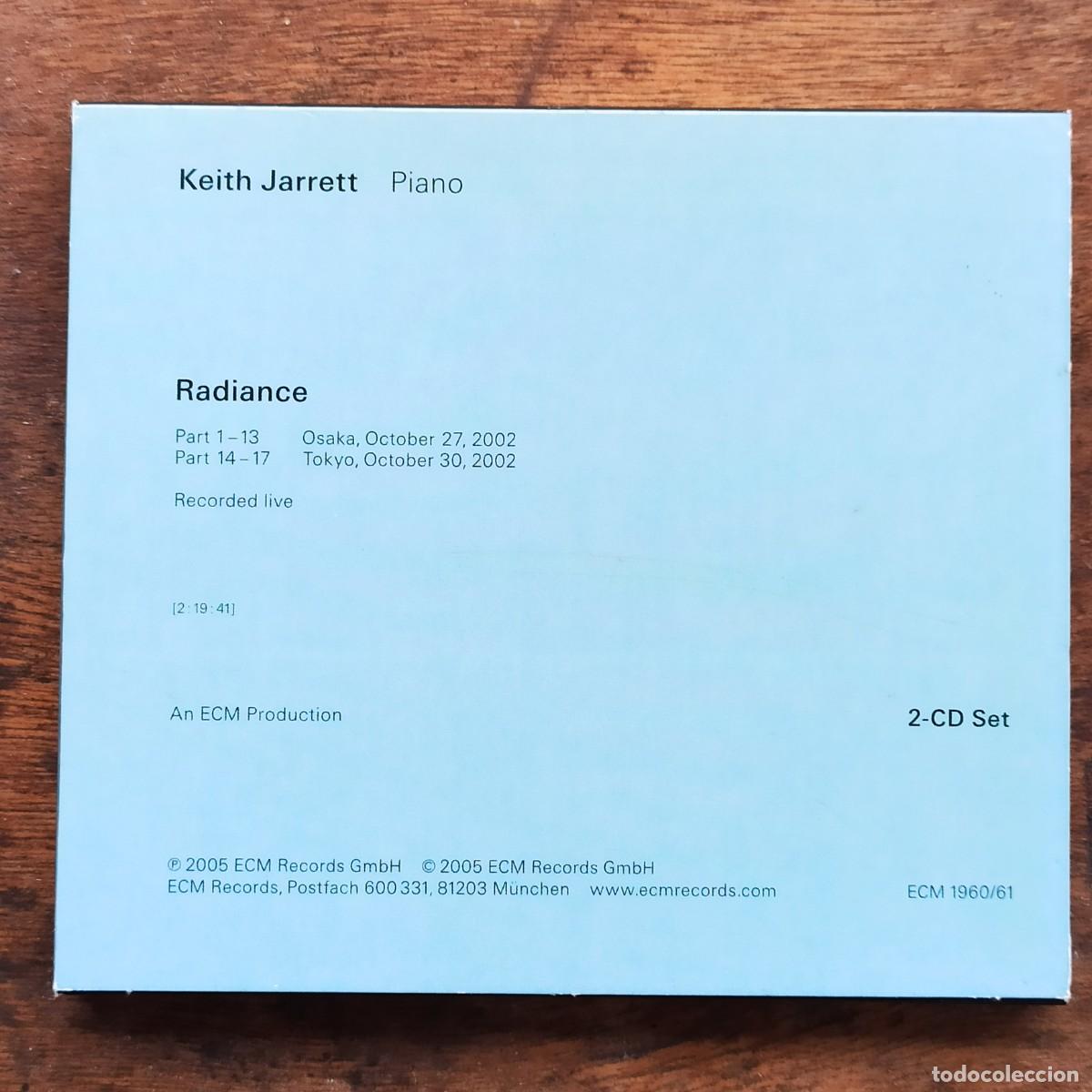 CDs de m&uacute;sica: CD Keith Jarrett - Radiance - Foto 2