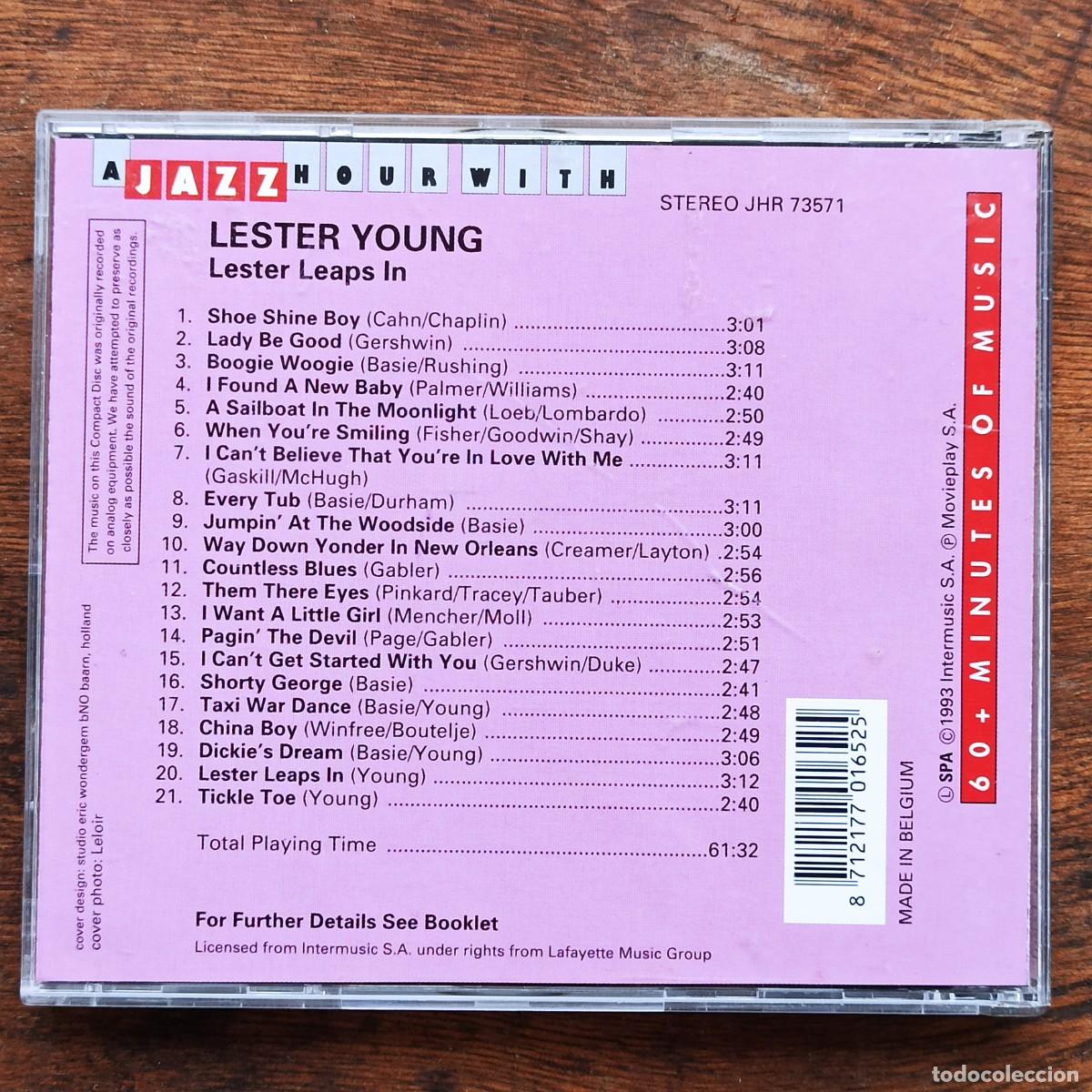 CDs de m&uacute;sica: CD Lester Young &ndash; Lester Leaps In - Foto 2
