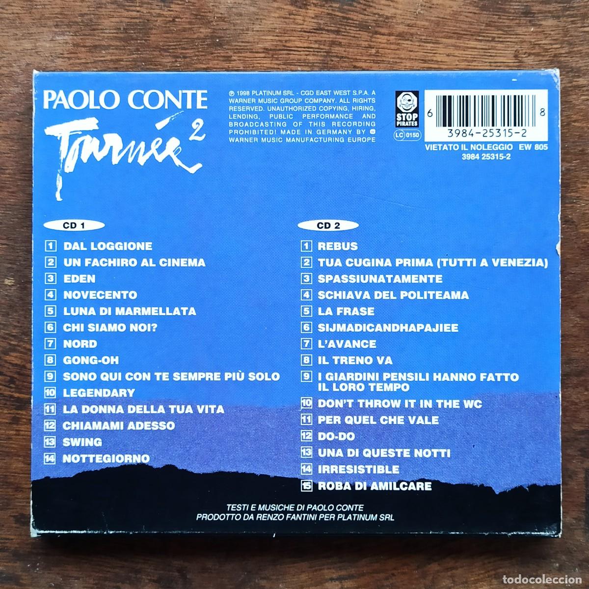 CDs de m&uacute;sica: CD Paolo Conte &ndash; Tourn&eacute;e 2 - Foto 2