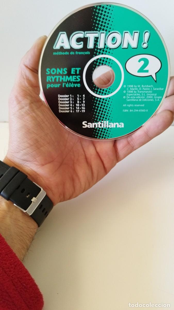 CDs de m&uacute;sica: ACTION! m&eacute;thode de fran&ccedil;ais.Santillana Cd para aprender ingles - Foto 1