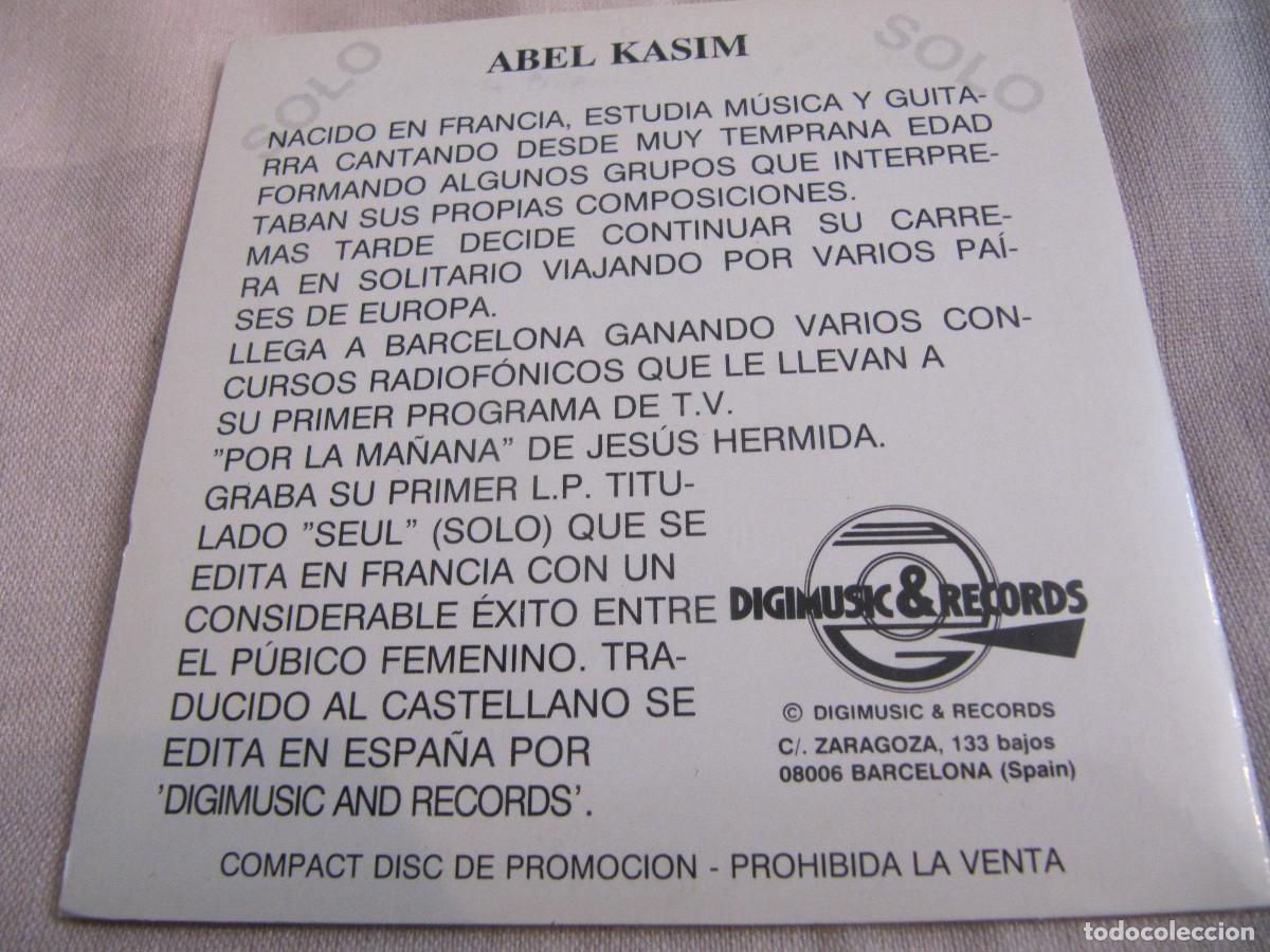 CDs de m&uacute;sica: ABEL KASIM VIVIR O MORIR - Foto 2