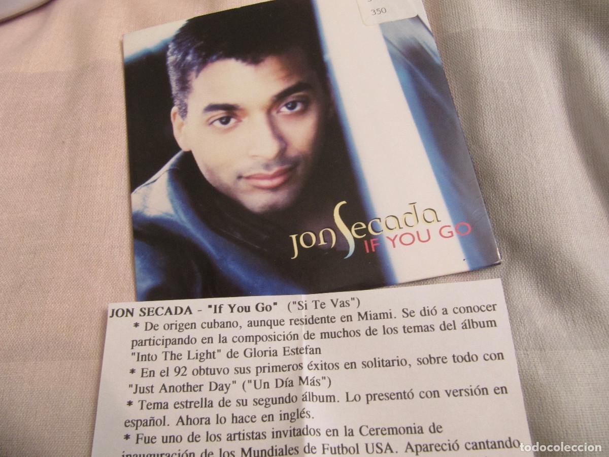 CDs de m&uacute;sica: JON SECADA - IF YOU GO - CD SINGLE CADENA 100 - Foto 1