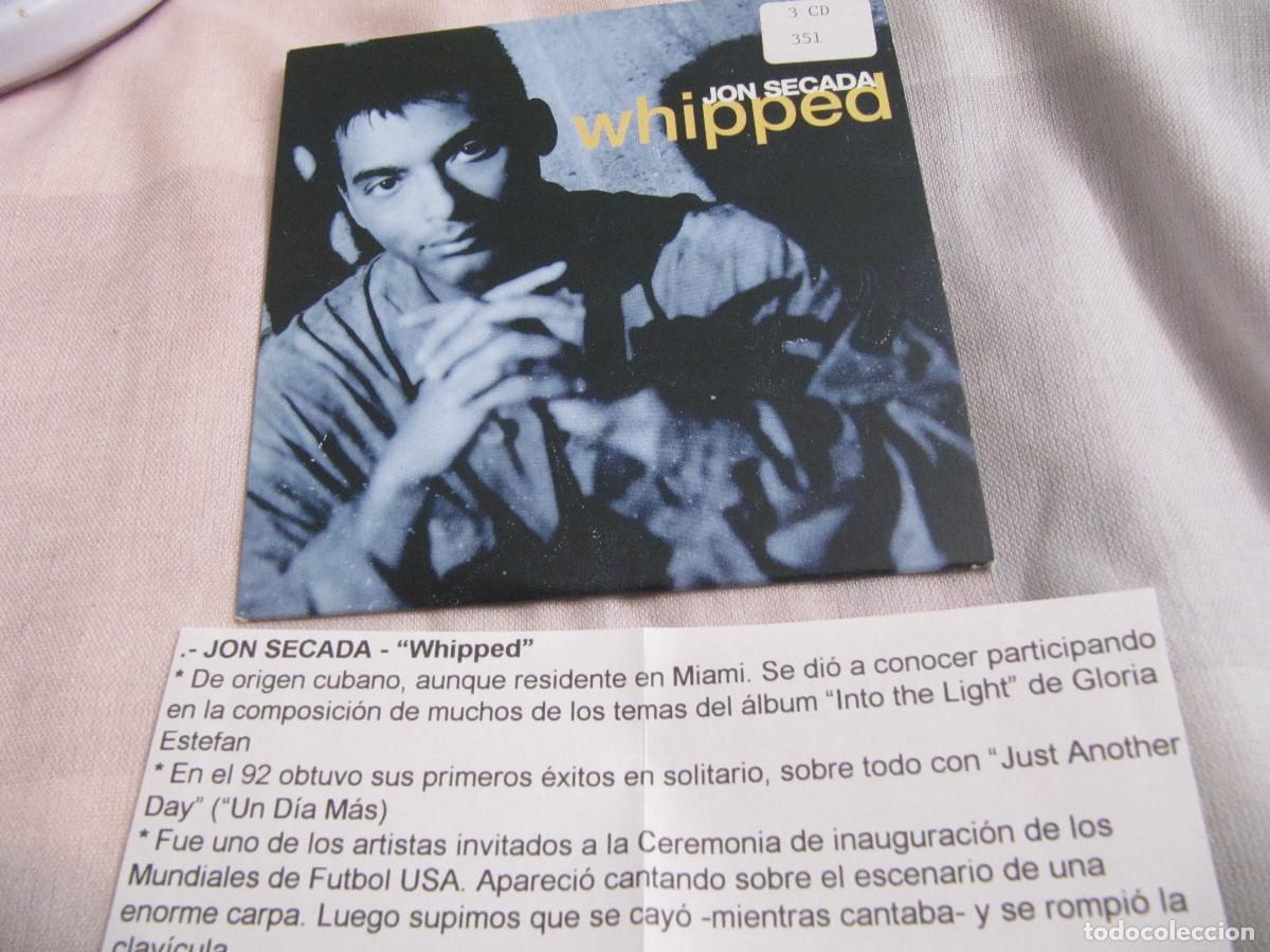 CDs de m&uacute;sica: JON SECADA WHIPPED CD SINGLE CADENA 100 - Foto 1