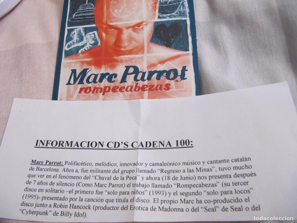 CDs de m&uacute;sica: Marc Parrot. Rompecabezas CD-single CADENA 100 - Foto 1