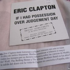CDs de Música: ERIC CLAPTON - IF I HAD POSSESSION - OVER JUDGEMENT DAY -PROMO CADENA 100
