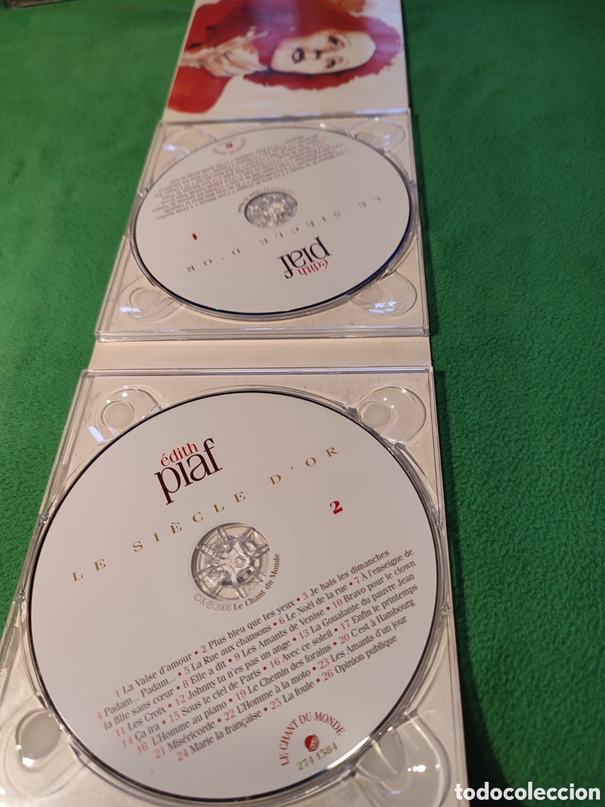 CDs de m&uacute;sica: Edith Piaf - La vie en rose,2 CDs - Foto 2