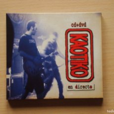 CDs de Música: KAOTIKO - EN DIRECTO (DIGIPACK DOBLE CD + DVD)