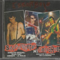 CDs de Música: CD - ESKORBUTO - SIN FRONTERAS NI GOBIERNOS - DIRECTO ARNEDO