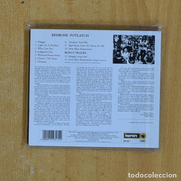 CDs de m&uacute;sica: REDBONE - POTLATCH - CD - Foto 2