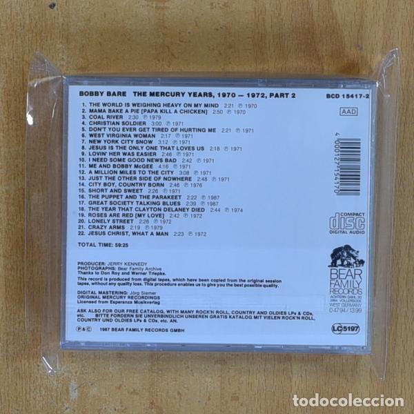 CDs de m&uacute;sica: BOBBY BARE - THE MERCURY YEARS PART 1 - CD - Foto 2