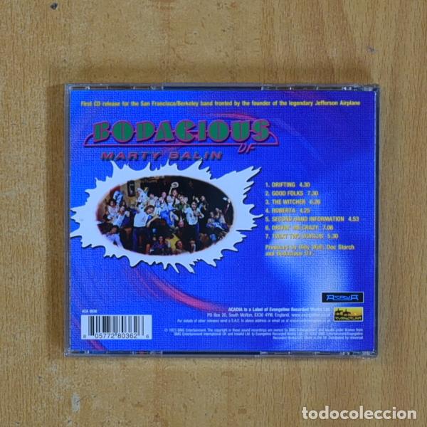 CDs de m&uacute;sica: MARTY BALIN - BODACIOUS - CD - Foto 2