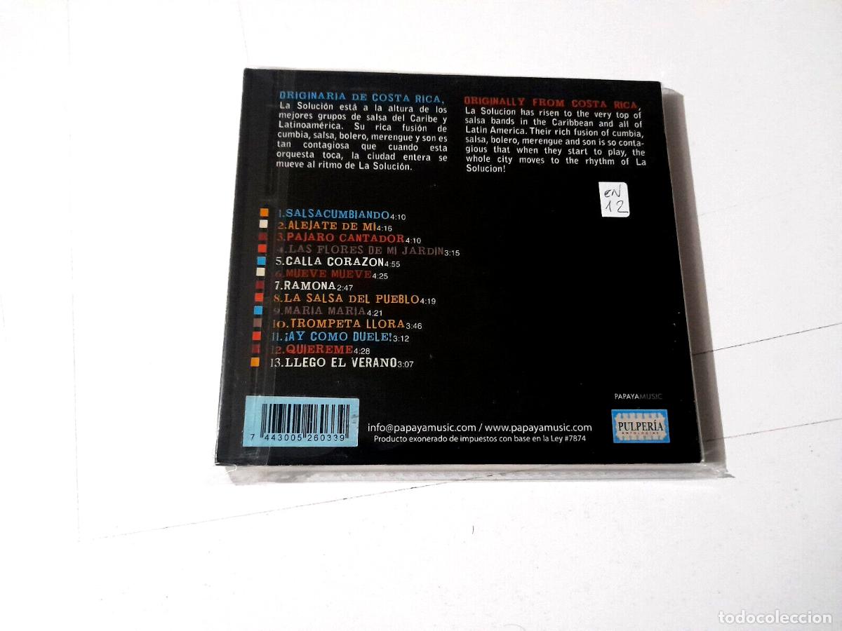 CDs de m&uacute;sica: BAILONGO &rdquo;LA SOLUCION&rdquo; CD 13 TRACKS COMO NUEVO DIGIPACK - Foto 2