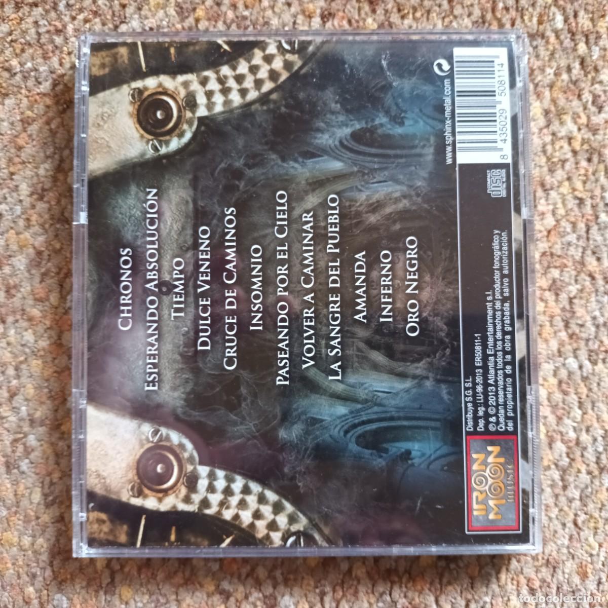 CDs de m&uacute;sica: Sphinx , Chronos , CD 2013 Spain , estado impecable . Heavy Nacional - Foto 2