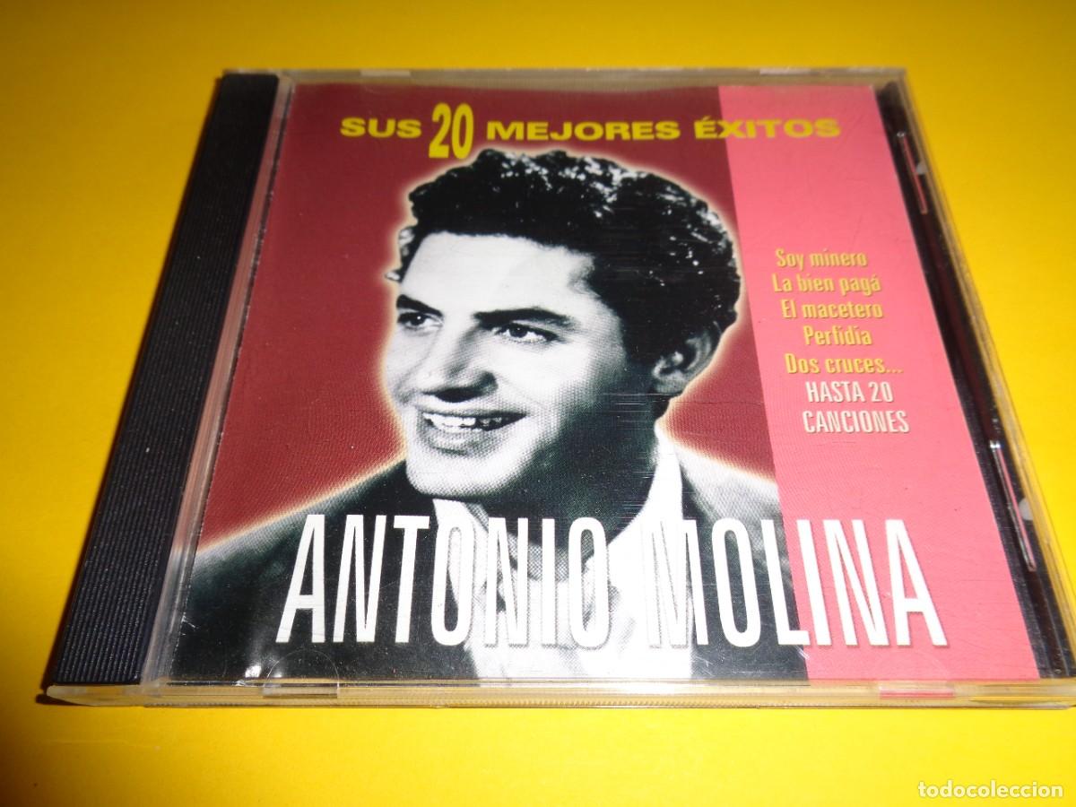 CDs de m&uacute;sica: ANTONIO MOLINA / SUS 20 MEJORES &Eacute;XITOS / CD - Foto 1