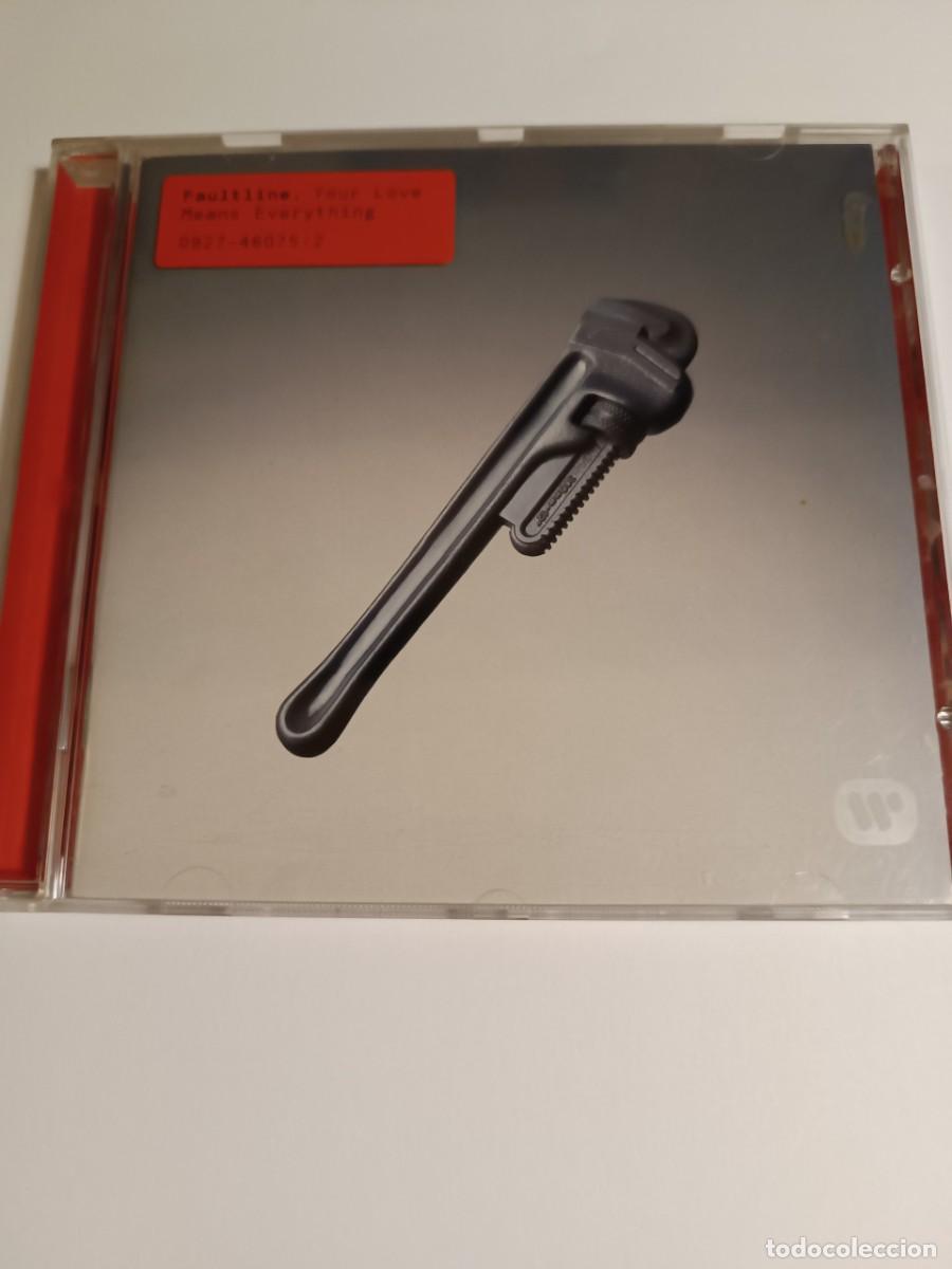CDs de m&uacute;sica: Faultline / Your love means everything (Pop Electr&oacute;nico) - Foto 1