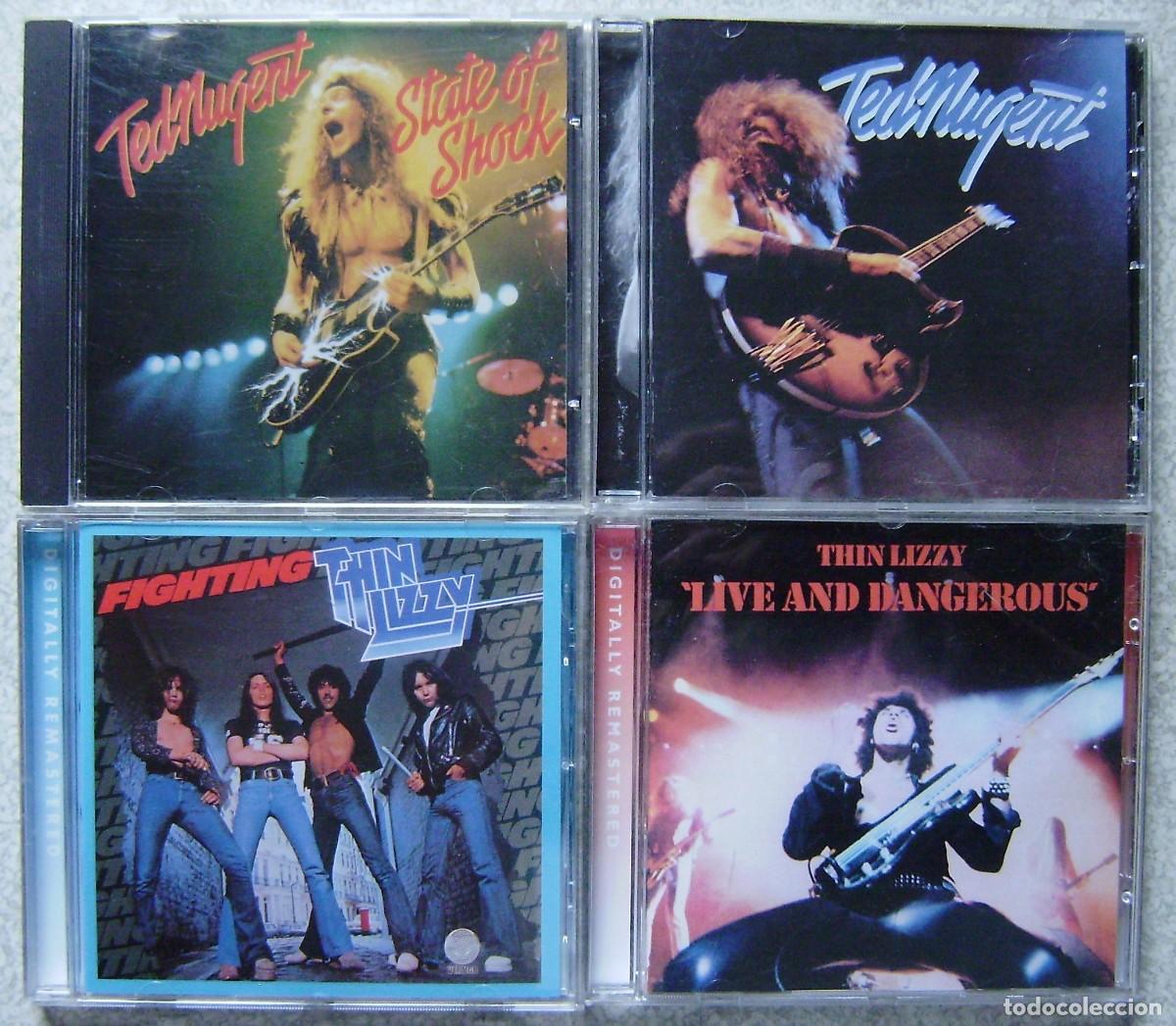 CDs de m&uacute;sica: LOTE TED NUGENT (2)-THIN LIZZY (2) - Foto 1