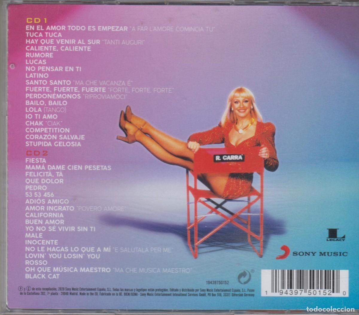 CDs de m&uacute;sica: Grande Raffaella Carra doble cd 2020 - Foto 2