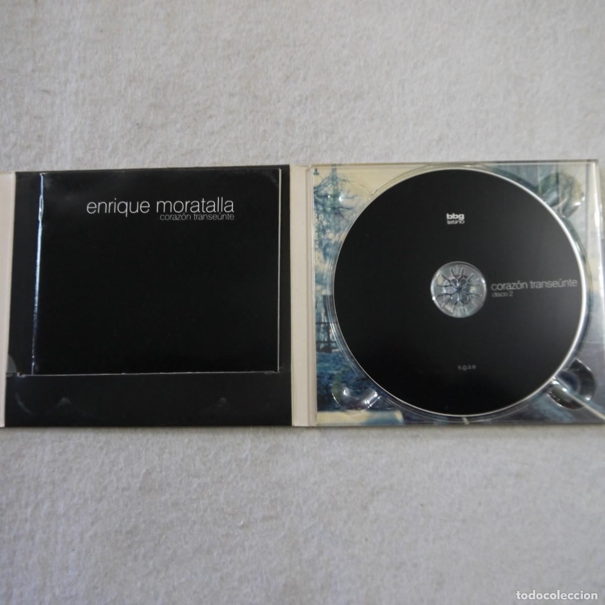 CDs de m&uacute;sica: ENRIQUE MORATALLA - CORAZ&Oacute;N TRANSE&Uacute;NTE - 2 CD - Foto 3