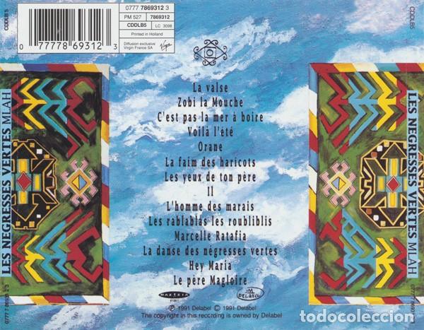 CDs de m&uacute;sica: Les n&eacute;gresses vertes - Mlah - Foto 2