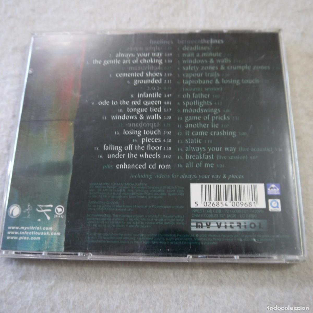 CDs de m&uacute;sica: MY VITRIOL - FINELINES / BETWEEN THE LINES - 2 CD 2002 - Foto 3