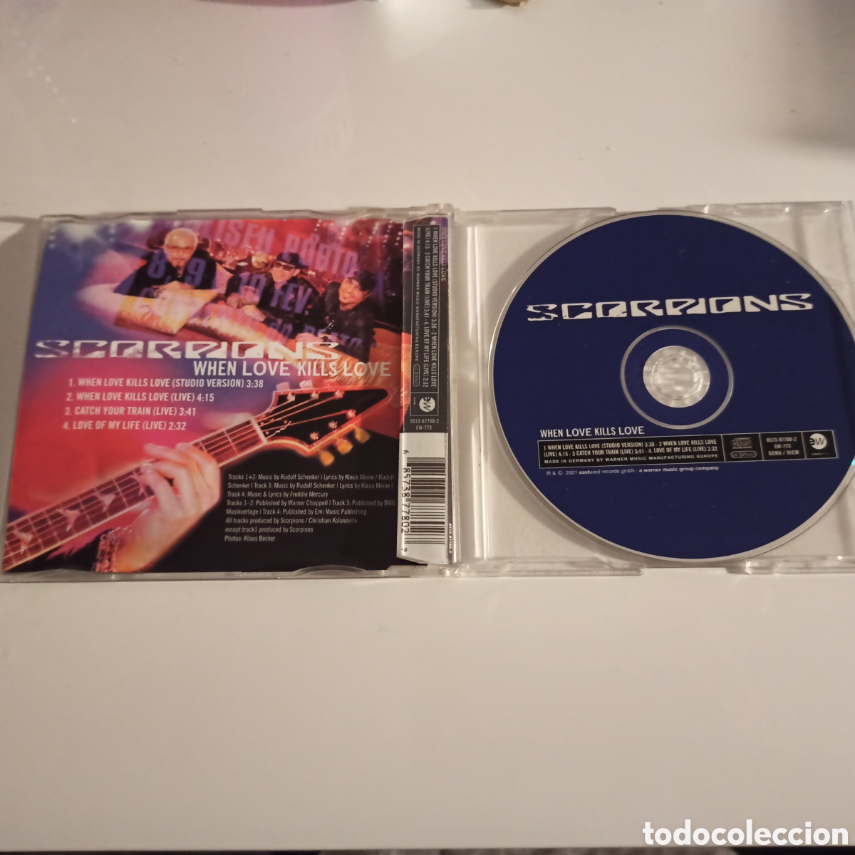 CDs de m&uacute;sica: Scorpions - When Love Kills Love (CD, Single) - Foto 2